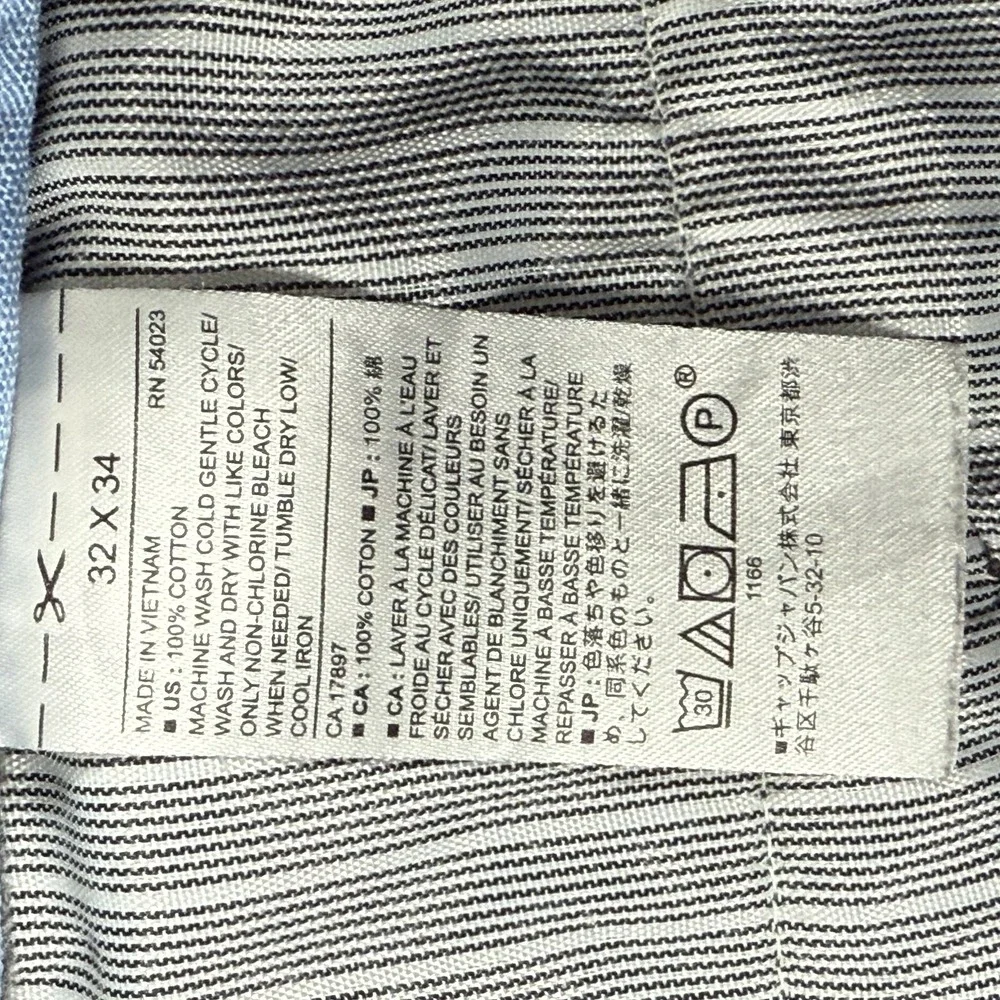 Banana Republic Pants Mens 32x34 Gray Aiden Fit Corded Cotton‎ Casual Chino